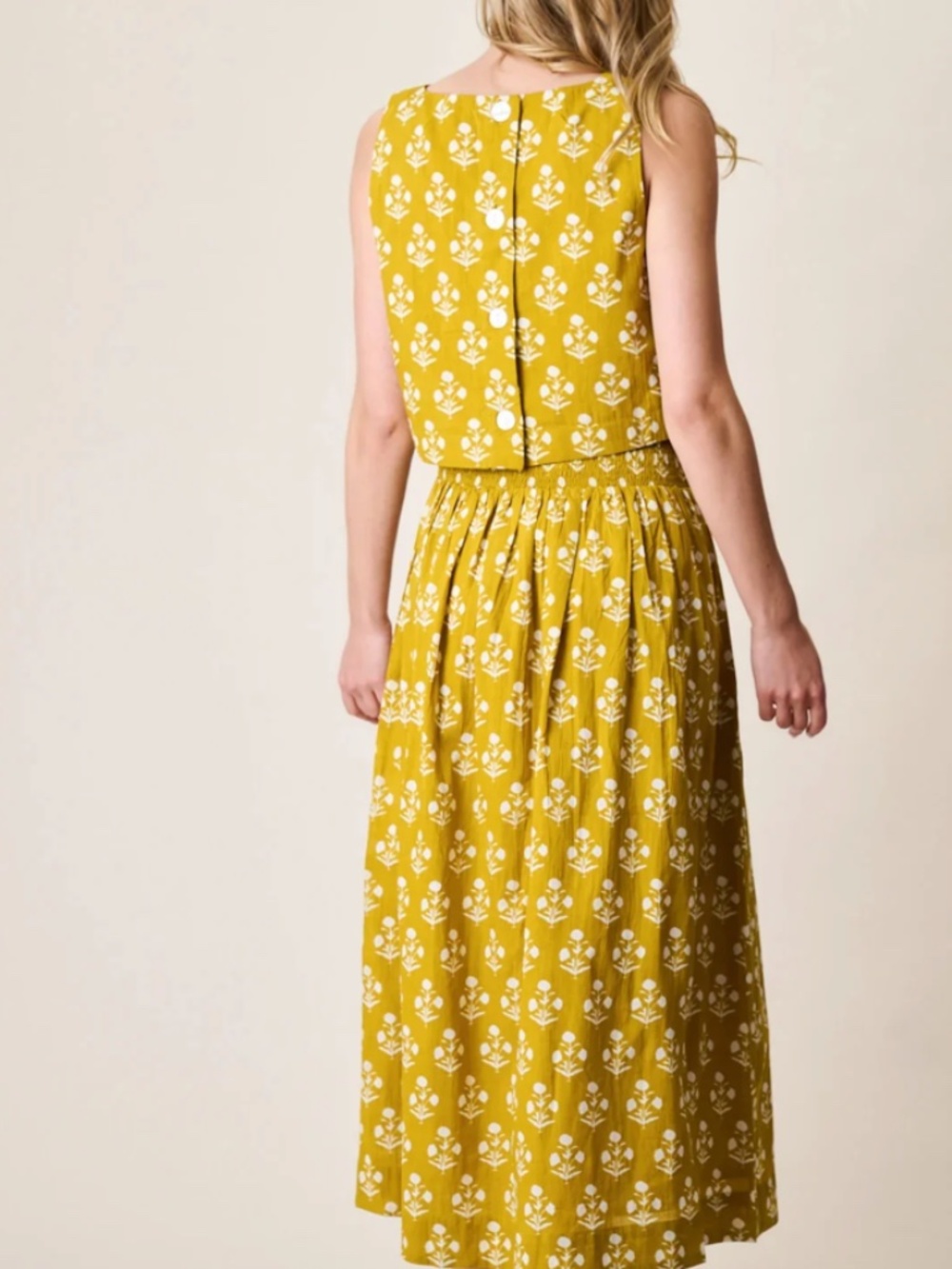 Marea Charlotte Skirt - Charteuse X Small Skirt - Picture 3 of 5